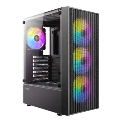 Antec AX27 RGB ELITE ATX Gaming Chassis - Black