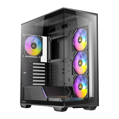 Antec C3 ARGB ATX | Micro-ATX | ITX ARGB Mid-Tower Gaming Chassis - Black