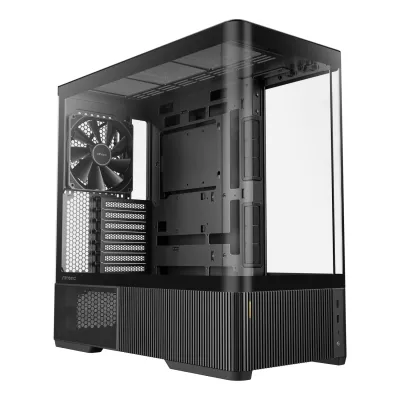 Antec C6 CURVED AIR ATX | Micro-ATX | ITX Mid-Tower Gaming Chassis - Black