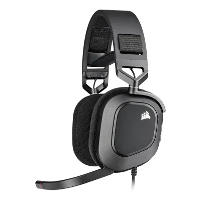 Corsair HS80 RGB USB Wired Over-Ear Gaming Headset — Carbon Black