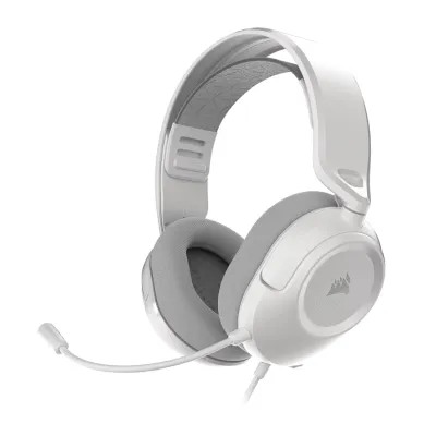 Corsair HS35 v3 Wired Gaming Headset - White