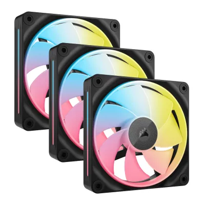 Corsair iCUE LINK LX120-R RGB 120mm PWM Reverse Fans Starter Kit 3-Pack