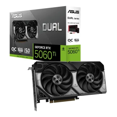 ASUS Dual GeForce RTX 5060 Ti OC Edition 16GB GDDR7 Graphics Card