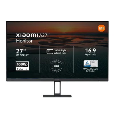 Xiaomi A27i 27" Full HD 1080p IPS Monitor (100Hz, 6ms, and VESA Mount) (Open box)