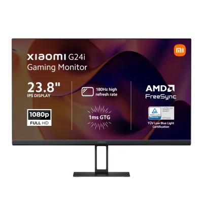 Xiaomi G24i 24" Full HD 1080p IPS Gaming Monitor (180Hz, 1ms, 16:9, HDMI/DP, and AMD FreeSync) (Open box)