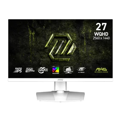 MSI MAG 274QRFW E20 27" WQHD 200Hz IPS Gaming Monitor - White