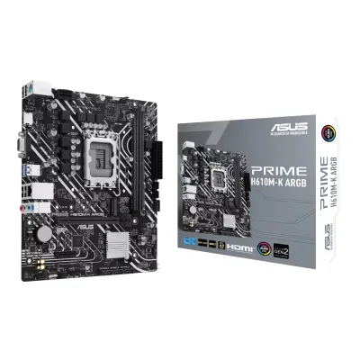 Asus PRIME H610M-K ARGB Intel LGA1700 M-ATX Motherboard