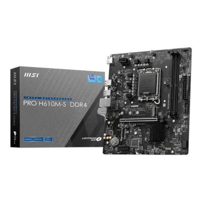 MSI H610M-S PRO LGA1700 M-ATX DDR4 Motherboard (Open box)
