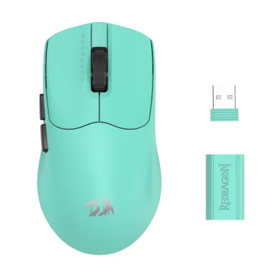 Redragon AXION 45000DPI 8K Polling Gaming Wireless Mouse - Turquoise