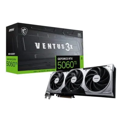 MSI GeForce RTX 5060 Ti VENTUS 3X OC 8GB GDDR7 Graphics Card