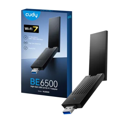 Cudy BE6500 Tir-Band Wi-Fi7 USB 3.0 Adapter