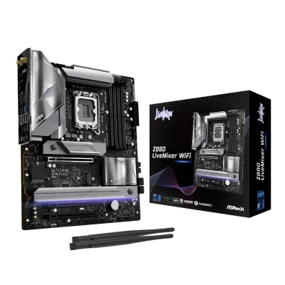 ASRock Z890 LiveMixer Wi-Fi Intel LGA 1851 ATX Gaming Motherboard